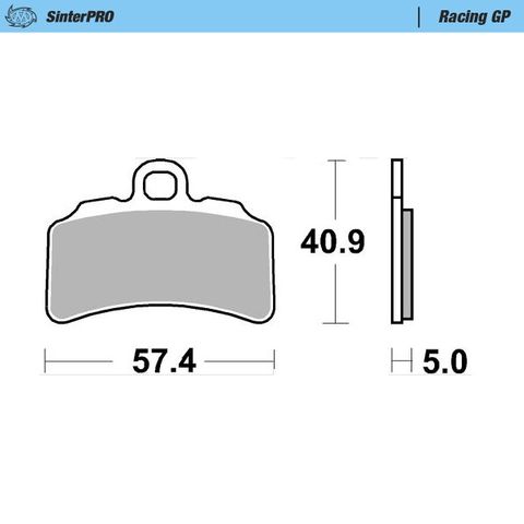 BRAKE PADS FRONT MOTO MASTER RACING GP