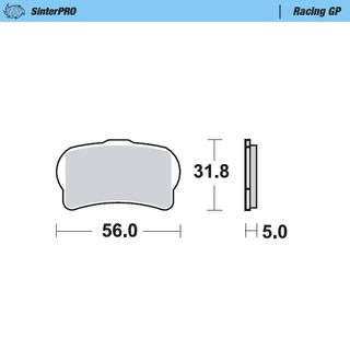 BRAKE PADS FRONT MOTO MASTER RACING GP
