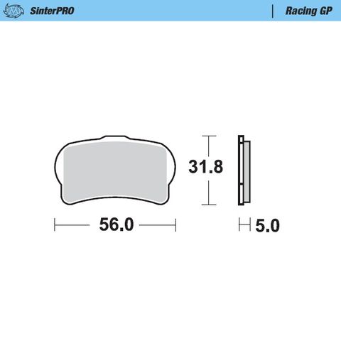 BRAKE PADS FRONT MOTO MASTER RACING GP