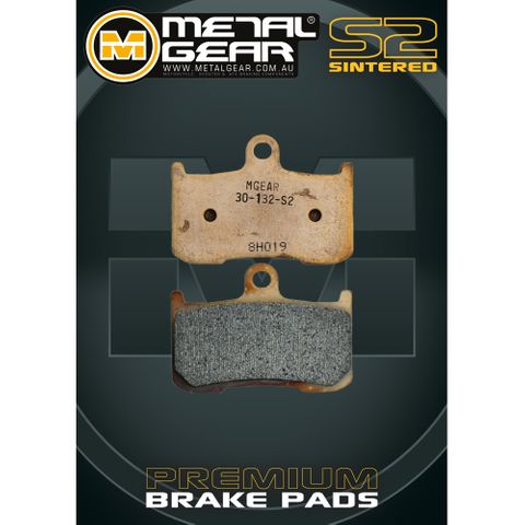 METAL GEAR BRAKE PADS REAR SINTERED