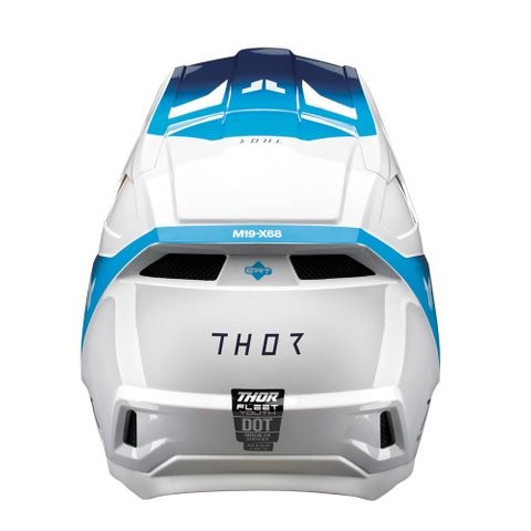 THOR HELMET FLEET STORM WHITE/NAVY YOUTH