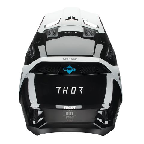 THOR HELMET FLEET STORM BLACK/WHITE