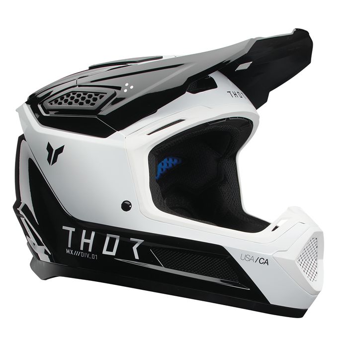 THOR HELMET FLEET STORM BLACK/WHITE