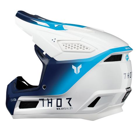 THOR HELMET FLEET STORM WHITE/NAVY