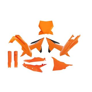 PLASTICS KIT RTECH 7 PIECE ORANGE BLACK KTM SX SXF