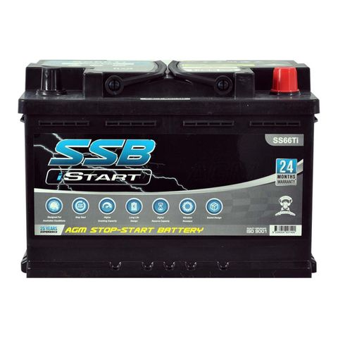 POWERSPORTS BATTERY STOP START VRLA (AGM) 12V 900CCA 70AH LEAD ACID