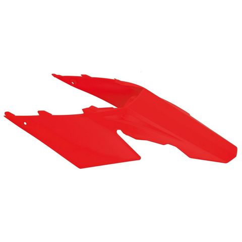 REAR FENDER RTECH GAS GAS EC125 EC200 EC250 EC300 EC450FSR MC125 MC250 MC300 07-09 RED