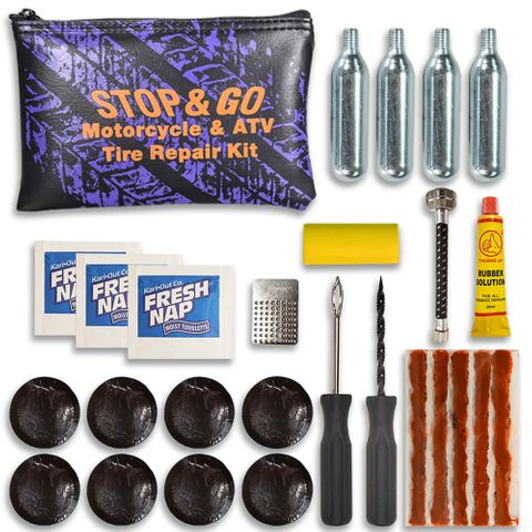 STOP & GO TYRE PLUGGER MOTORCYCLE ATV REPAIR KIT TUBE & TUBELESS