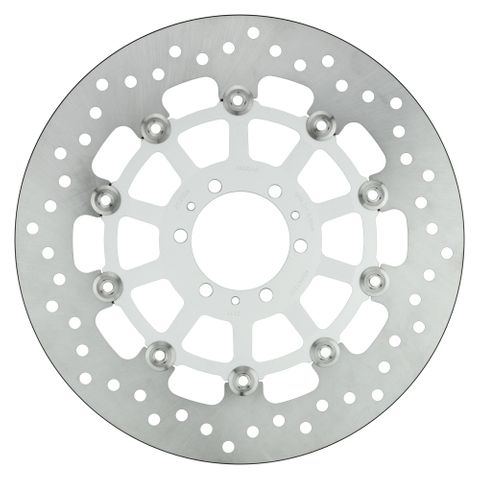 METAL GEAR BRAKE DISC SILVER REAR