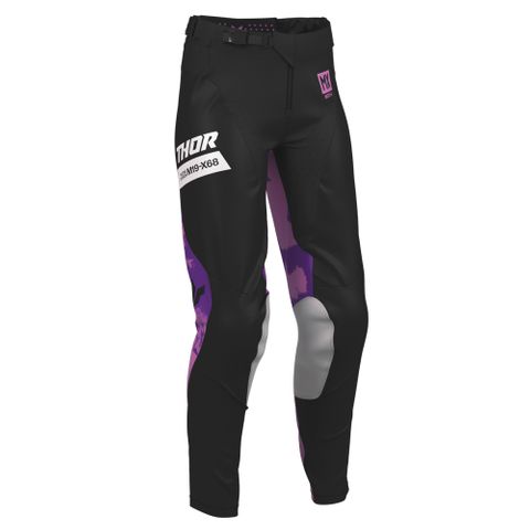 THOR LAUNCHMODE PANT WOMENS BLEACH BLACK/ORG