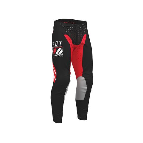 THOR MX PANT LAUNCHMODE FUTURA BLACK/RED