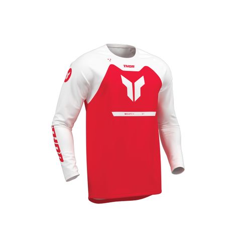 THOR MX JERSEY YOUTH RIDEMODE MENACE RED