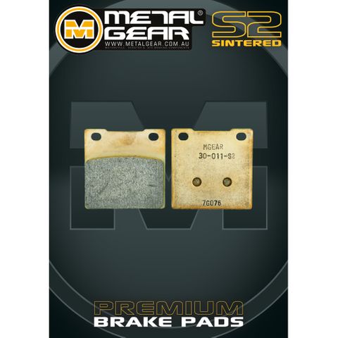 METAL GEAR BRAKE PADS SINTERED