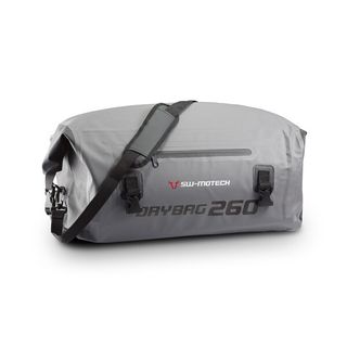 TAIL BAG SW MOTECH DRYBAG 26L GREY BLACK WEATHERPROOF