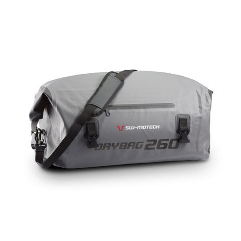 TAIL BAG SW MOTECH DRYBAG 26L GREY BLACK WEATHERPROOF