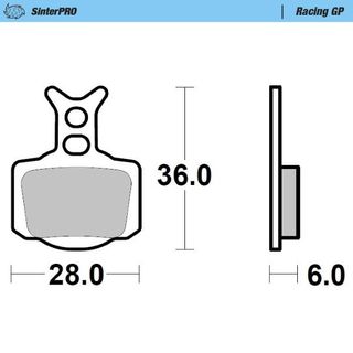 BRAKE PADS FRONT AND REAR MOTO MASTER RACING GP GAS GAS HUSQVARNA KTM