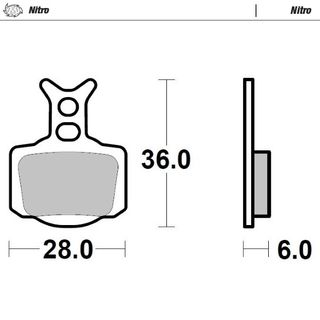 BRAKE PADS FRONT AND REAR MOTO MASTER NITRO GAS GAS HUSQVARNA KTM