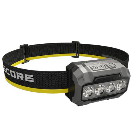 NITECORE 600 LUMEN USB RECHARGEABLE LED HEADLAMP BLACK
