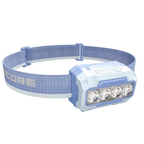 NITECORE 600 LUMEN USB RECHARGEABLE LED HEADLAMP BLUE
