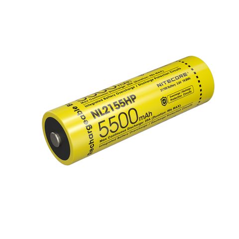 NITECORE 5500MAH RECHARGEABLE 21700 LI-ION BATTERY