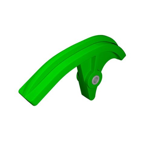 FRAME CHAIN SLIDER RTECH GREEN KAWASAKI KX450F KX450X 24-26