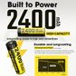 NITECORE LI-ION RECHARGEABLE USB-C AA BATTERY 2400MAH 1.5V 2PK