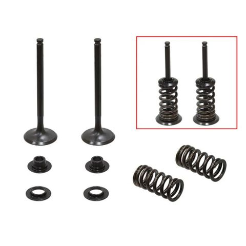 EXHAUST VALVE KIT PSYCHIC MX INCLUDES 2 VALVES, 2 SPRINGS, RETAINERS & SEATS KTM