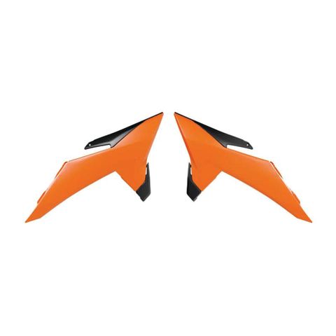 RADIATOR SHROUDS RTECH ORANGE BLACK KTM EXC EXC-F SX SX-F XC XC-F