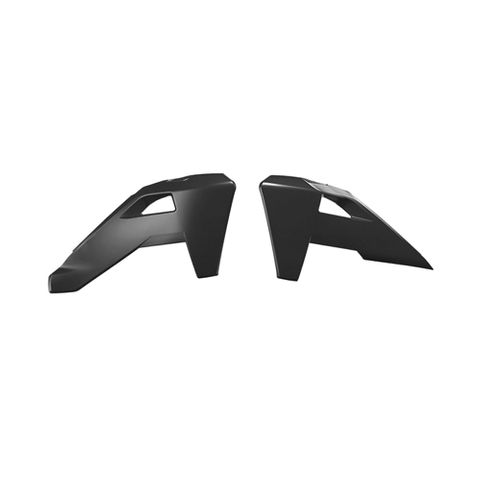 RADIATOR SHROUDS RTECH BLACK HUSQVARNA FC FE  FS FX TC TE TX