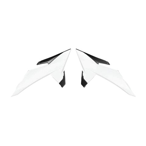 RADIATOR SHROUDS RTECH WHITE BLACK KTM EXC EXC-F SX SX-F XC XC-F