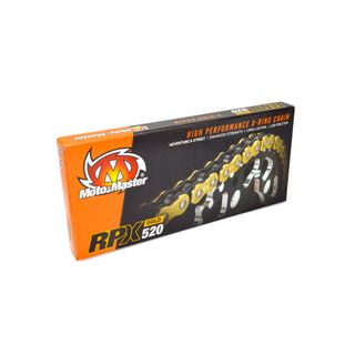 CHAIN 520 - 120 LINK MOTO MASTER GOLD RPX ROAD X-RING CHAIN