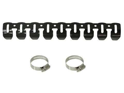 EXHAUST PIPE GUARD ALUMINIUM UNIVERSAL FOR 4 STROKE BIKES PROTECTS HEAD PIPE FROM STONE/ROCKS