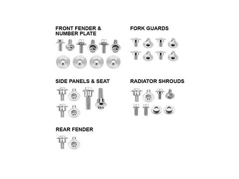 BODY PANEL FASTENER BOLT KIT PSYCHIC HONDA CRF250R 2018 CRF450R 17-20 CRF450RX 17-20 CRF250RX 19-21