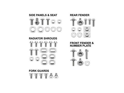 BODY PANEL BOLT KIT PSYCHIC YAMAHA WR250F 07-13 YZ250F 06-09 WR450F 07-11 YZ450F 06-09