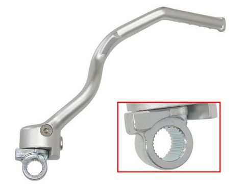KICKSTART LEVER PSYCHIC SILVER KAWASAKI KX250F 13-16