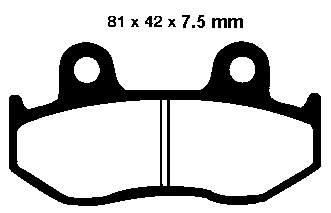 BRAKE PAD FRONT PSYCHIC HONDA TRX250X FOURTRAX 88-92 CR125R CR250R CR500R 84-86 MTX125 MTX250 84-87