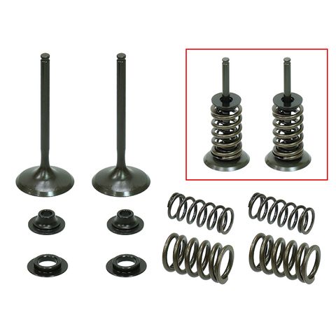 INLET VALVE KIT NAMURA MX INCLUDES 2 VALVES, 2 SPRINGS, RETAINERS & SEATS HONDA CRF450X 05-17