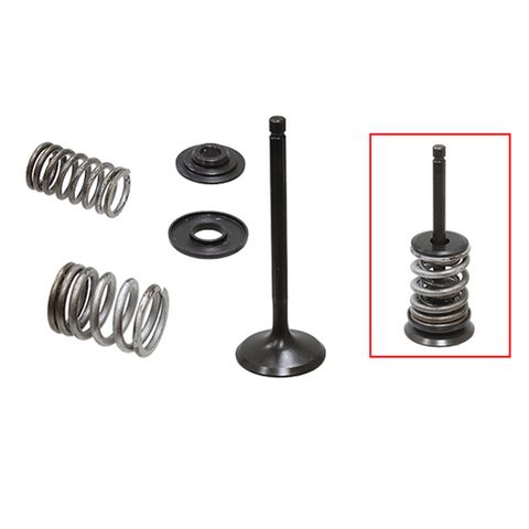 INLET VALVE KIT NAMURA MX 2 VALVES 2 SPRING RETAINERS & SEAT TW200 TT225 TTR225 230 XT200 225 250