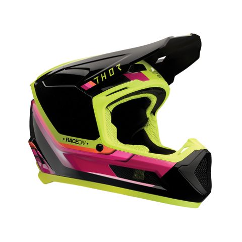 THOR HELMET FLEET DEFY BLACK/ACID YOUTH