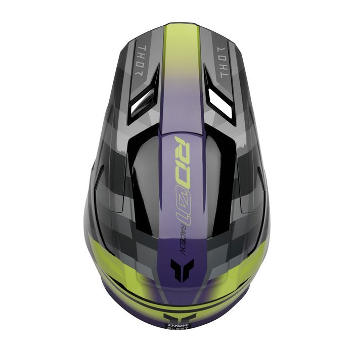 THOR HELMET FLEET CAMBER BLACK/PURPLE YOUTH