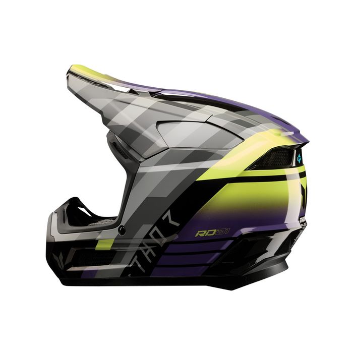THOR HELMET FLEET CAMBER BLACK/PURPLE YOUTH