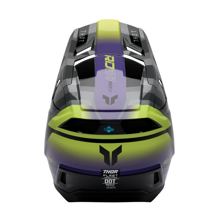 THOR HELMET FLEET CAMBER BLACK/PURPLE YOUTH