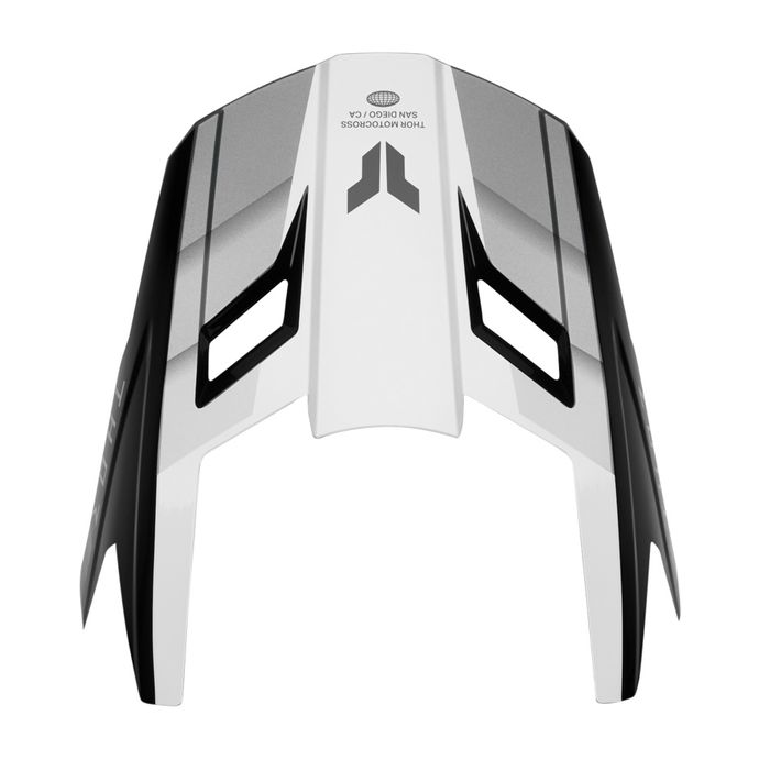 THOR HELMET VISOR KIT FLEET DEFY BK/WH
