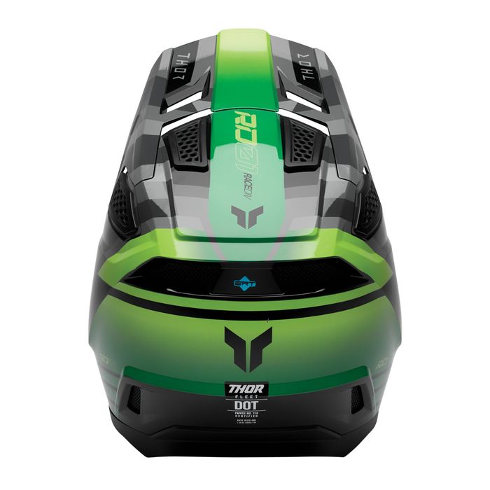 THOR HELMET FLEET CAMBER BLACK/GREEN