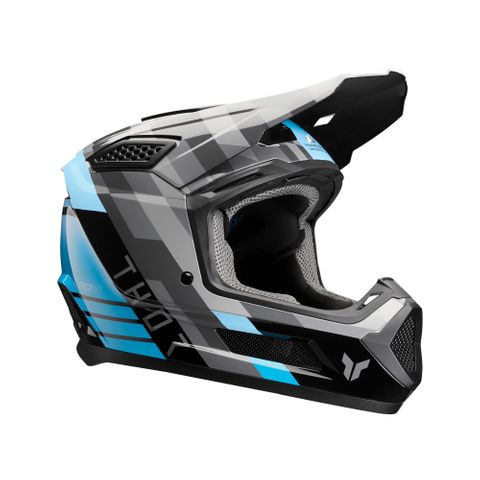 THOR HELMET FLEET CAMBER BLACK/TEAL