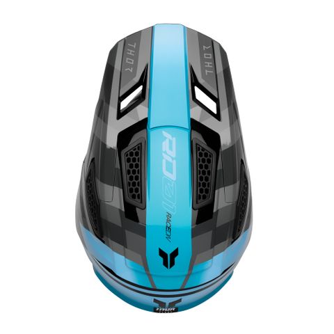 THOR HELMET FLEET CAMBER BLACK/TEAL