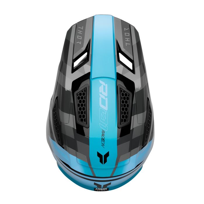 THOR HELMET FLEET CAMBER BLACK/TEAL