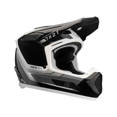 THOR HELMET FLEET DEFY BLACK/WHITE