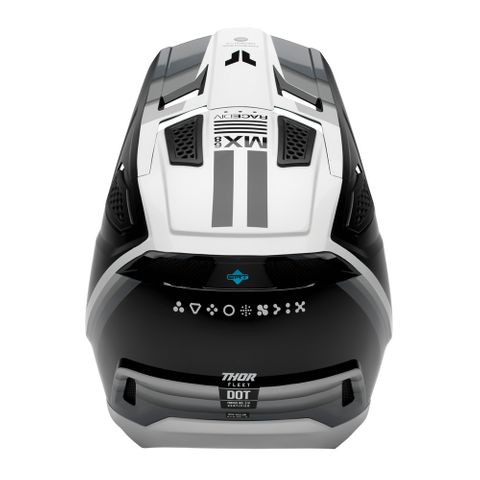 THOR HELMET FLEET DEFY BLACK/WHITE