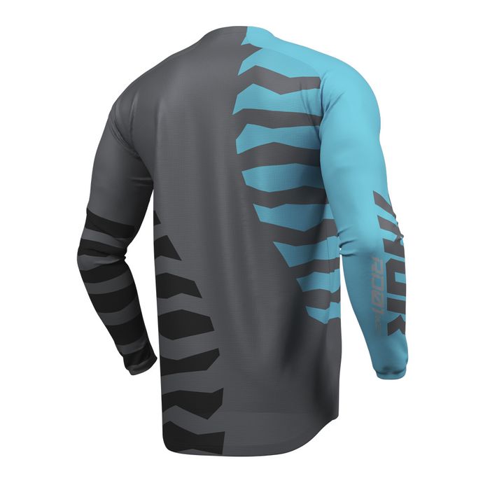 THOR JERSEY LAUNCHMODE CHARCOAL/AQUA